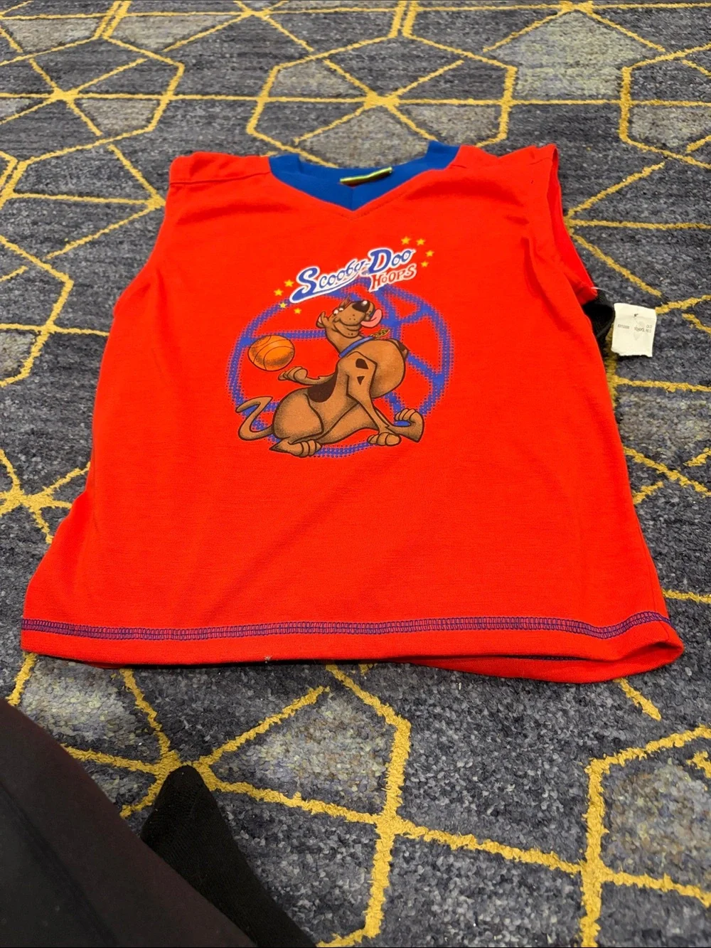 Kids' Scooby-Doo Red Basketball Graphic Tank Size 7